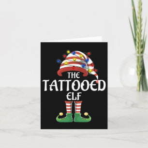 Matchande familjegrupp Jag är den tatuerade tomten Kort