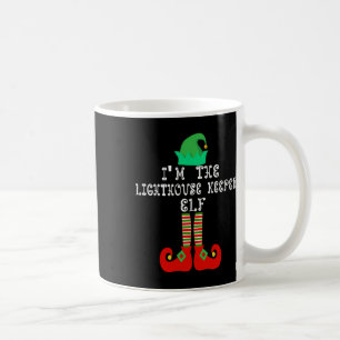 Matchande familjegrupp jul i fyren kaffemugg
