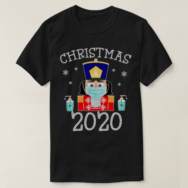 Matchande familjejul 2020-presenter Nutcracker Mor T Shirt (Design framsida)