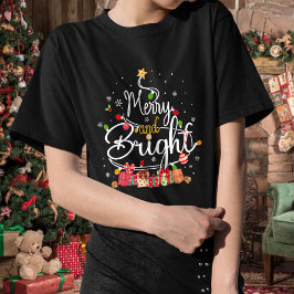 Matchande familjejulfest, Merry och Bright T Shirt