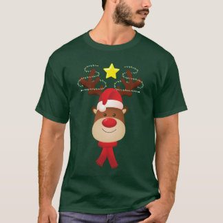 Matchande familjejulklappen i Ansikte julhelgen T Shirt