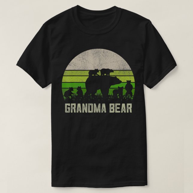 Matchande familjekonfektioner, Grandma Bear Barnba T Shirt (Design framsida)