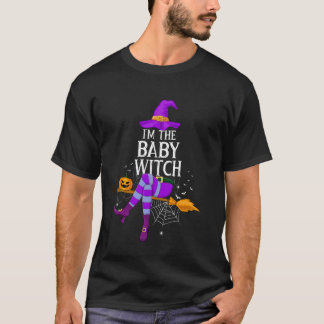 Matchande familjekostym Jag är den lilla häxan Hal T Shirt