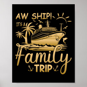 Matchande familjekryssning - Oj skepp det är en fa Poster