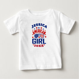 Matchande familjen Namn 4:e juli Alla amerikanska T Shirt