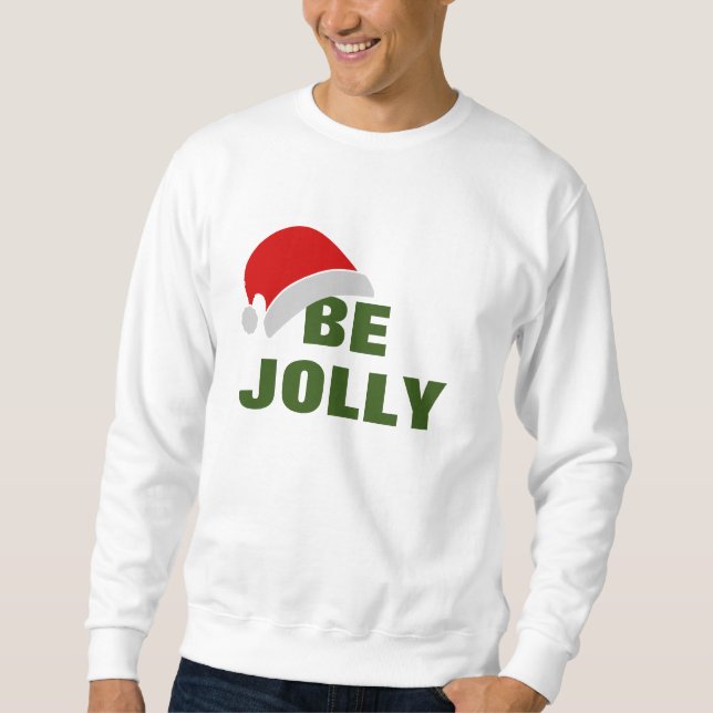 Matchande familjen Pajamas, Manar ska vara Jolly S Lång Ärmad Tröja (Framsida)