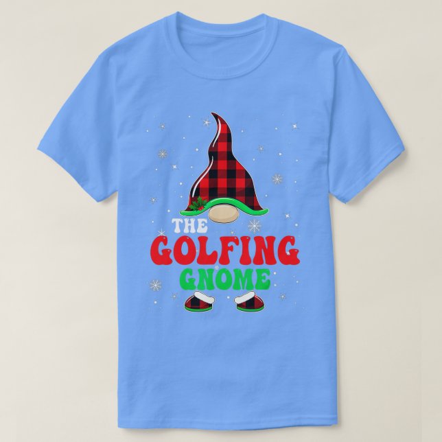 Matchande familjens buffalo la golfing Gnome Ch T Shirt (Design framsida)
