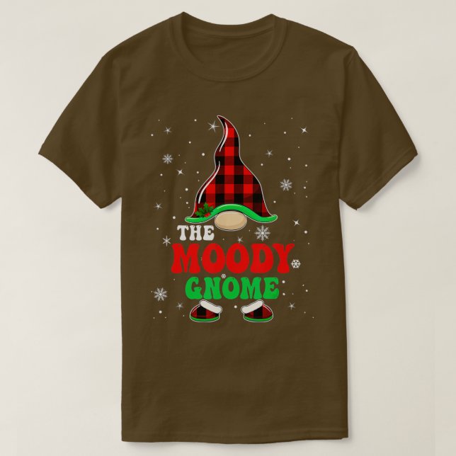 Matchande familjens buffalo la Moody Gnome Chri T Shirt (Design framsida)