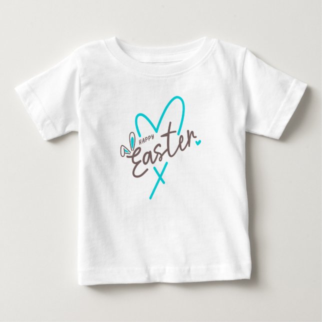 Matchande familjens glada påsk t shirt (Framsida)