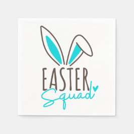 Matchande familjens Påsk-kvadrat Pappersservett