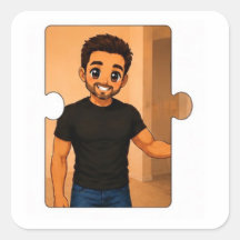 Matchande familjepuzzledekaler