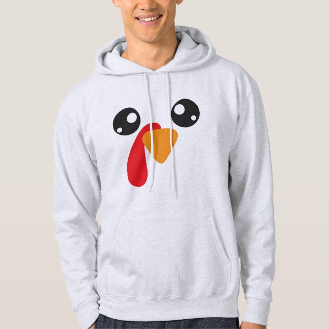 Matchande familjerelaterad Helgdag Turkiet Graphic Hoodie (Framsida)