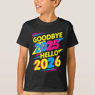 Matchande familjetröjor för nyår 2025, Rollig Nytt T Shirt