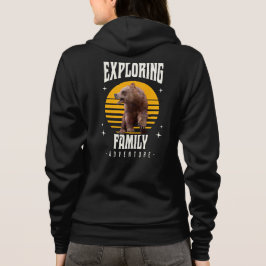 Matchande familjeutflykt Björn Äventyr Stil T Shirt