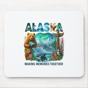 Matchande familjevänner och grupp Alaskan Alaska C Musmatta