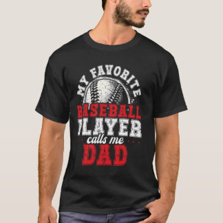 Matchande Family Baseball Gift Pappa Team Photo Fa T Shirt