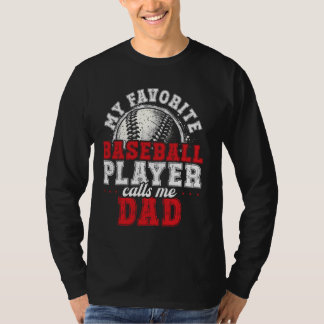 Matchande Family Baseball Gift Pappa Team Photo Fa T Shirt