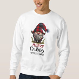Matchande Family Gnome God jul | Roligt Lång Ärmad Tröja