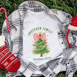 Matchande Family Julgran-leveranser T Shirt