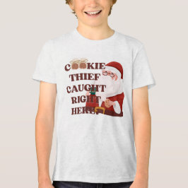 Matchande fina julkläder för familjen t shirt