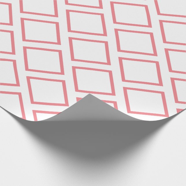Matchande fyrkantig ID Presentpapper (Hörn)