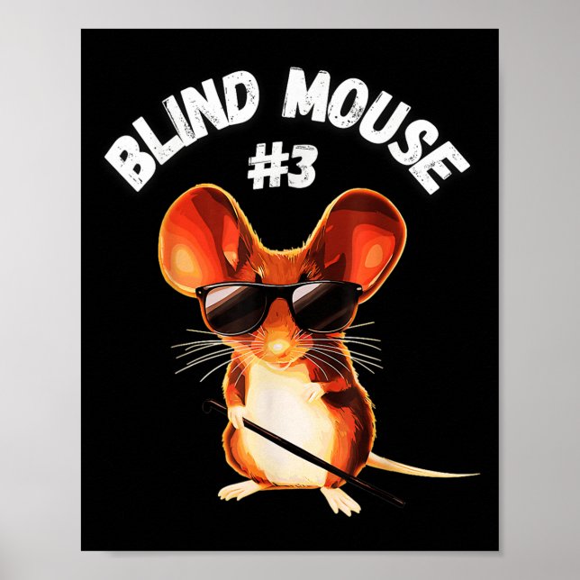 Matchande grupputfall nr 1 av 3 - 3 Blinder möss C Poster (Framsidan)
