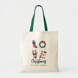 Matchande Helgdag för Namn i julfamiljen Tygkasse
