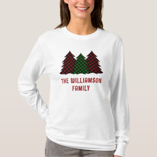 Matchande Helgdagar för julfamiljen i personlig T Shirt