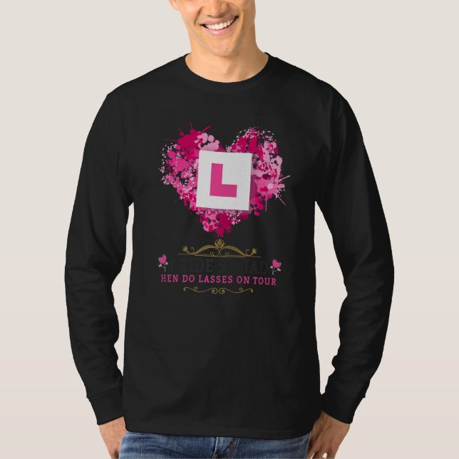 Matchande Hen Do- klänningar för kvinnor & grupp H T Shirt (Framsida)