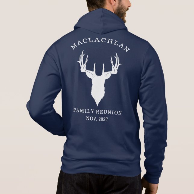 Matchande Hjort för återförening av personlig T Shirt (Baksida)