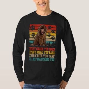 Matchande Hund av verksamheten i Newfoundland Hund T Shirt