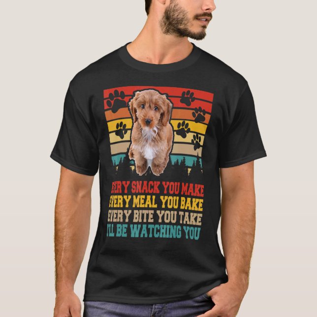 Matchande Hund för Cockapoo Hund-aktiviteter T Shirt (Framsida)