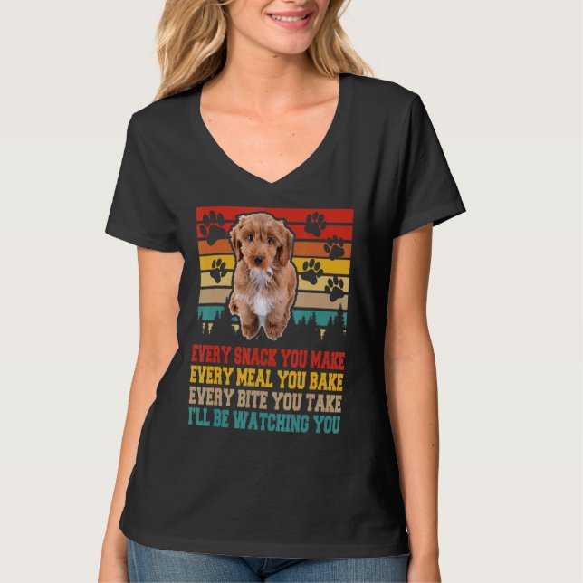 Matchande Hund för Cockapoo Hund-aktiviteter T Shirt (Framsida)