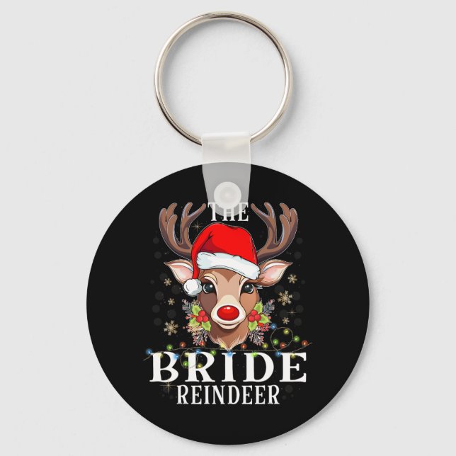 Matchande jul bruden renfamilj  nyckelring (Framsida)