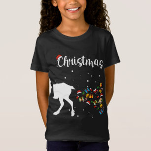 Matchande jul Par Merry Sick Reindeer Dee T Shirt