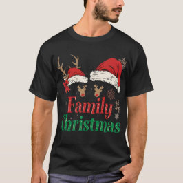 Matchande julfamiljen 2025 | Helgdag Ou T Shirt