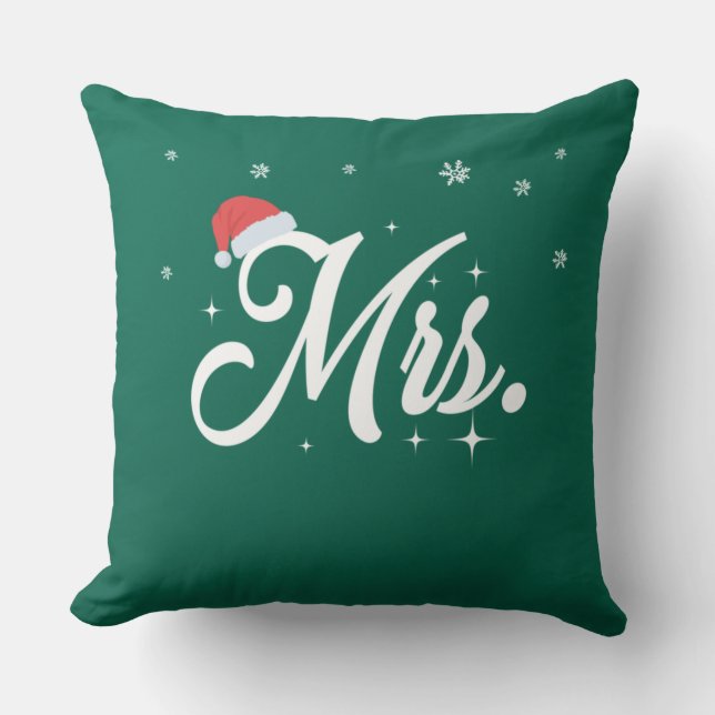 Matchande julklappar för herr och dam - herr och f kudde (Framsida)