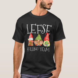 Matchande julklappens Rolling Team Gnome Tomte T Shirt