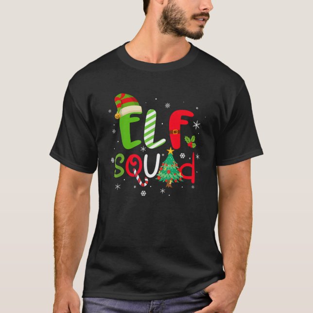 Matchande julpyjamas  t shirt (Framsida)