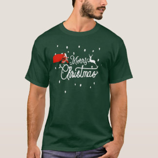 Matchande jultomten i familjen t shirt
