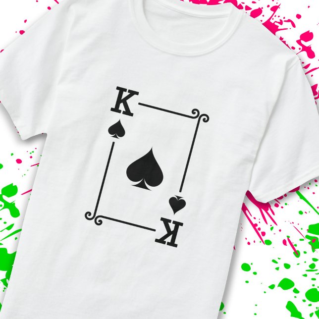 Matchande Kung Spades Kostym-spelkort - modernt T Shirt (Skapare uppladdad)