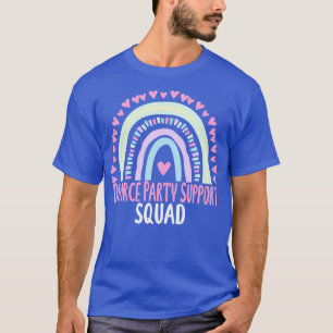 Matchande kvinnor med skilsmässor på supportfyrkan t shirt