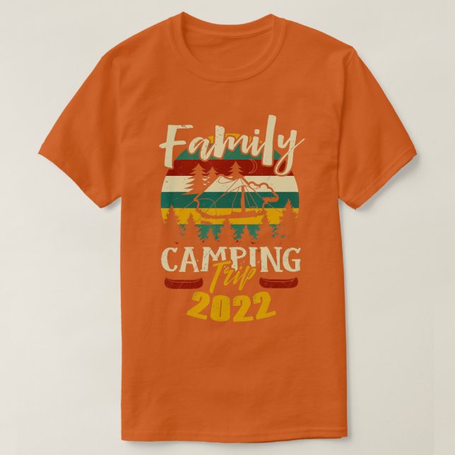 Matchande matchningsfamilj för Vacation Camping Re T Shirt (Design framsida)