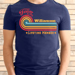 Matchande Monogram för Vintage för återförening av T Shirt<br><div class="desc">Gör familjen återförenad extra speciell med Anpassningsbar Family Reunion Vintage Matching Monogram T-Shirt. Våra t-shirts har en personlig för solnedgång i roligten med namn i familjen. Oavsett om du planerar en picknicks, väg resa eller en kryssning, kommer trendiget och de unika skjortorna att sammanföra din familj i stil. Få matchande...</div>