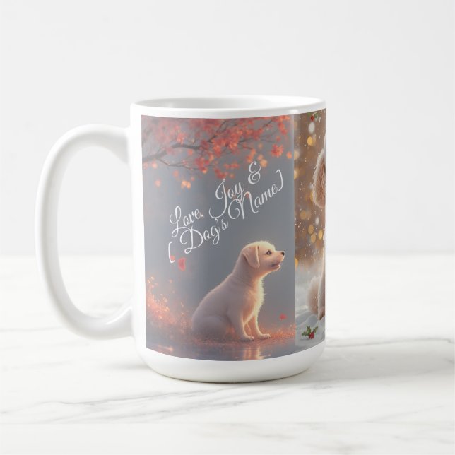 Matchande mugg – “Caniche Christmas Magic (Vänster)