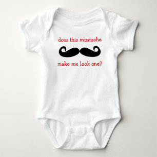 Matchande mustache - 1-årig T-shirt