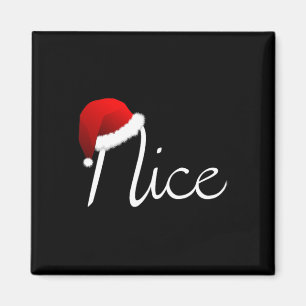 Matchande Naughty& Nice-julklapp Magnet