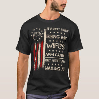 Matchande par Äkta makens armprydnad Retro rolig T Shirt