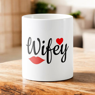 Matchande par för fru kaffemugg