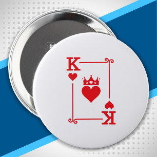 Matchande Par Halloween Costume Kung of Hearts Knapp